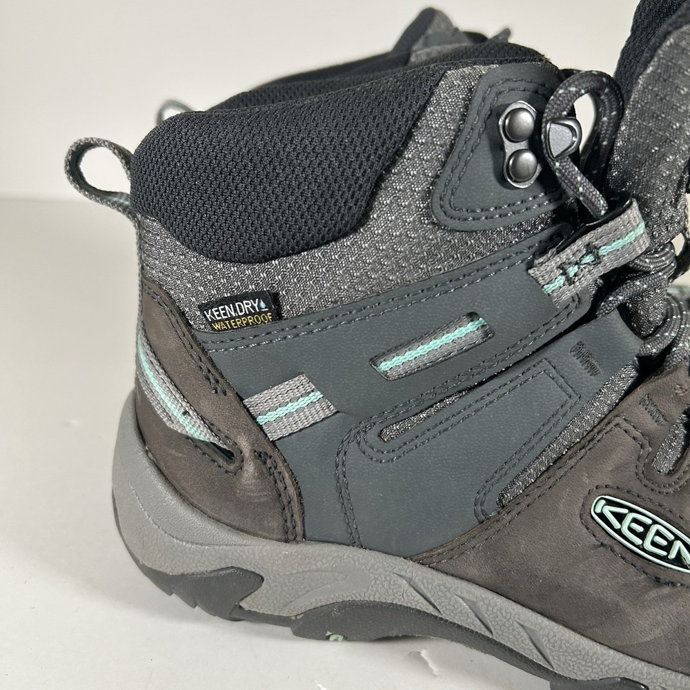 KEEN Womens Steens Mid Gray Hiking Boots Outdoors Size 9 (4504609) - Picture 14 of 16